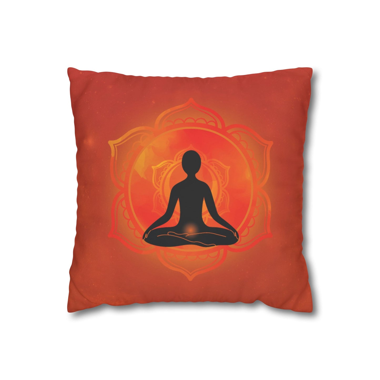 Sacral Chakra Design - Canvas Pillowcase