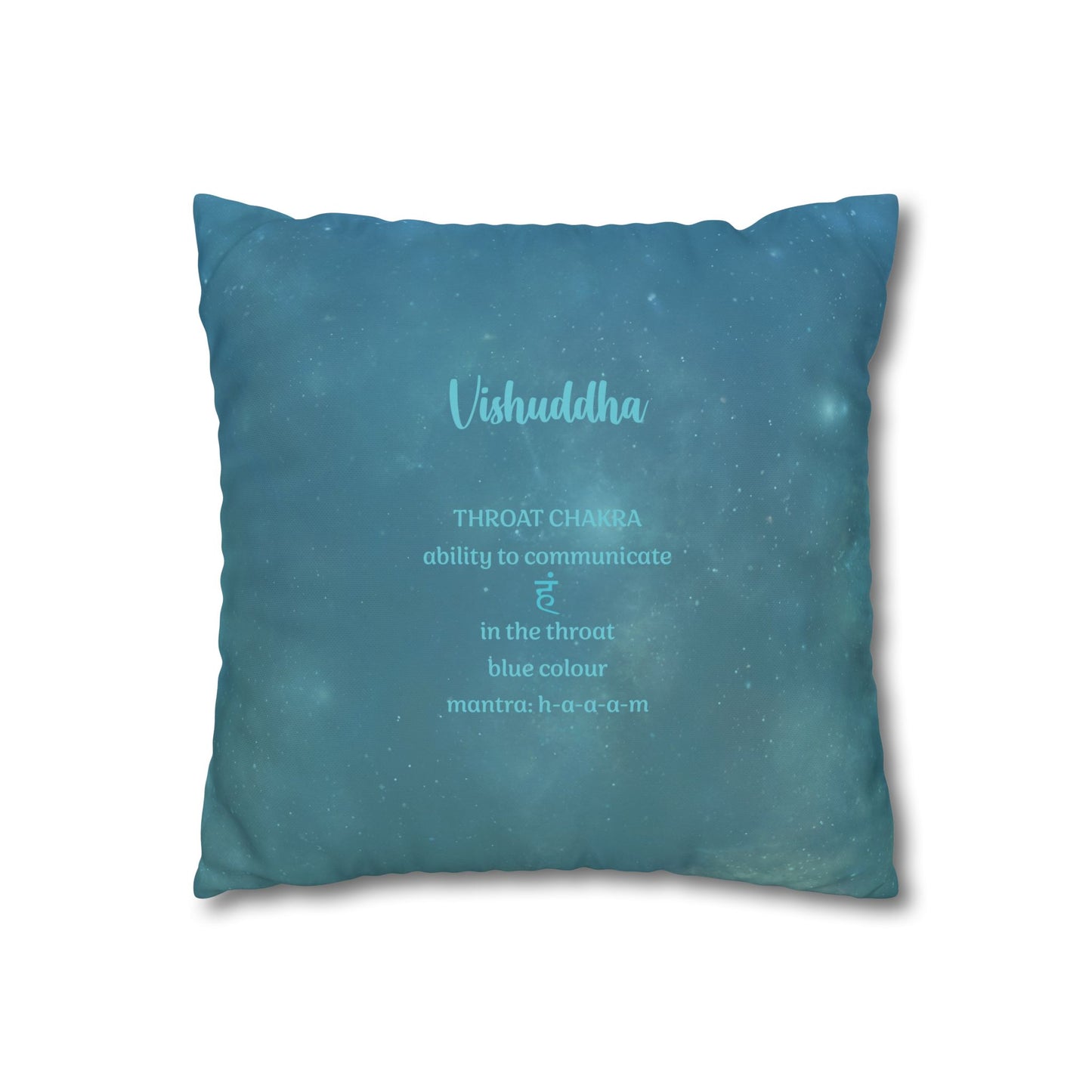 Canvas Pillowcase - Throat Chakra