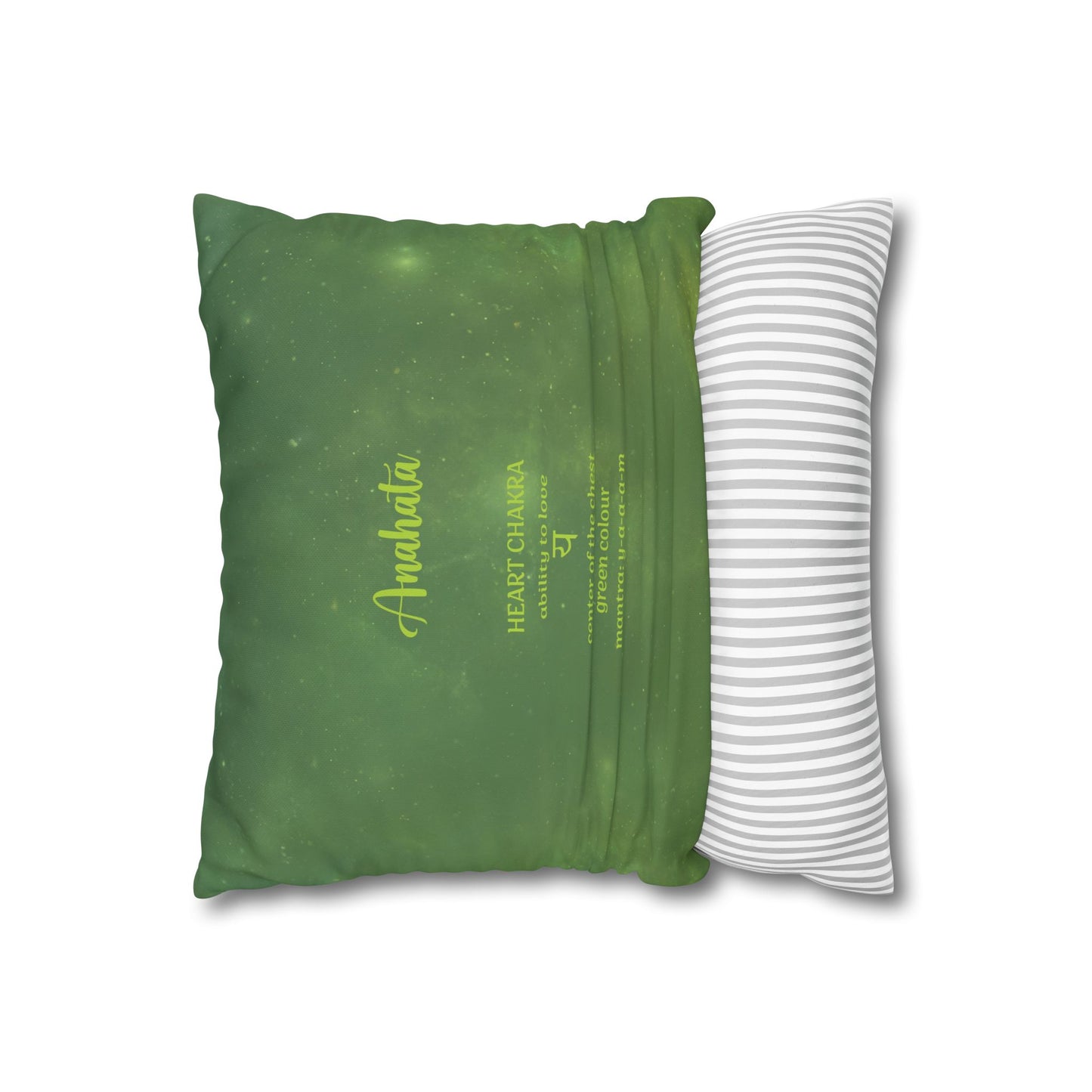 Canvas Pillowcase - Heart Chakra Design