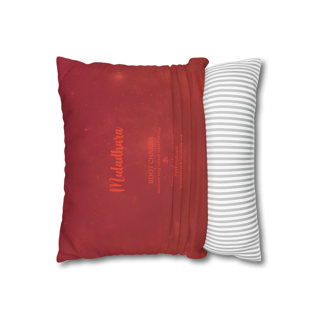 Canvas Pillowcase - Root Chakra Design