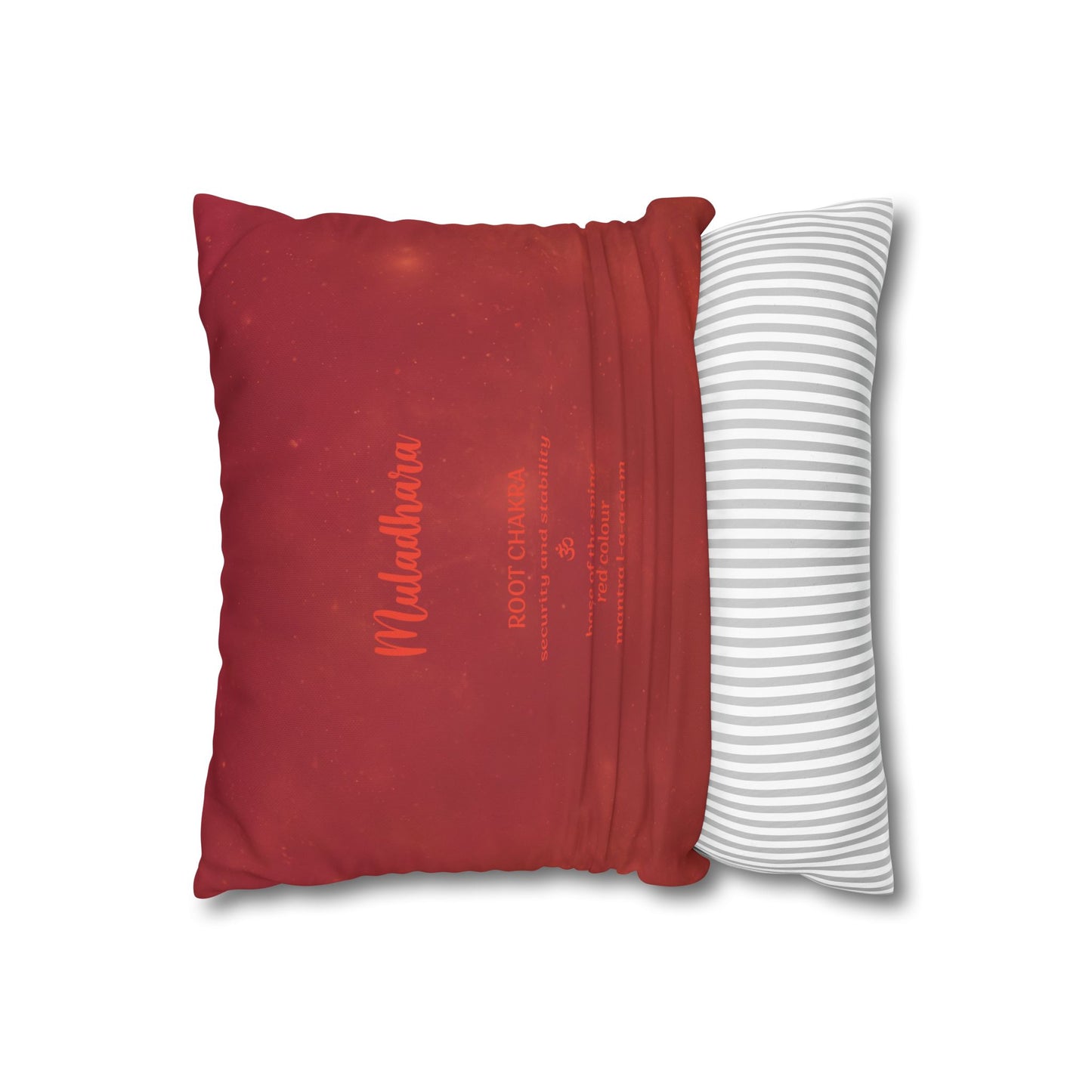 Canvas Pillowcase - Root Chakra Design