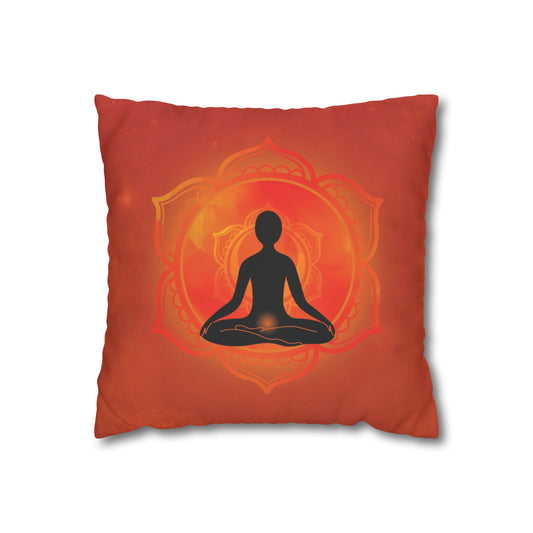 Sacral Chakra Design - Canvas Pillowcase